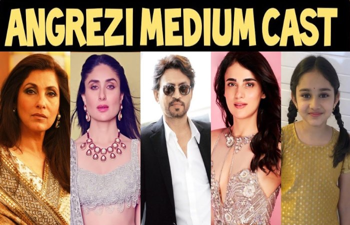 angrezi medium movie cast