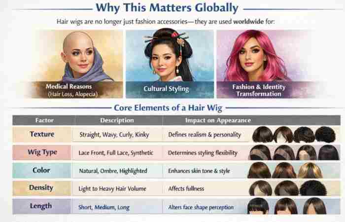 hair wig types