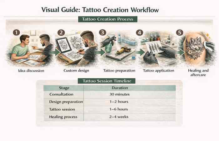 tattoo creation workflow