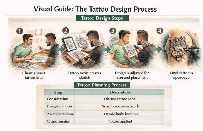 tattoo design process