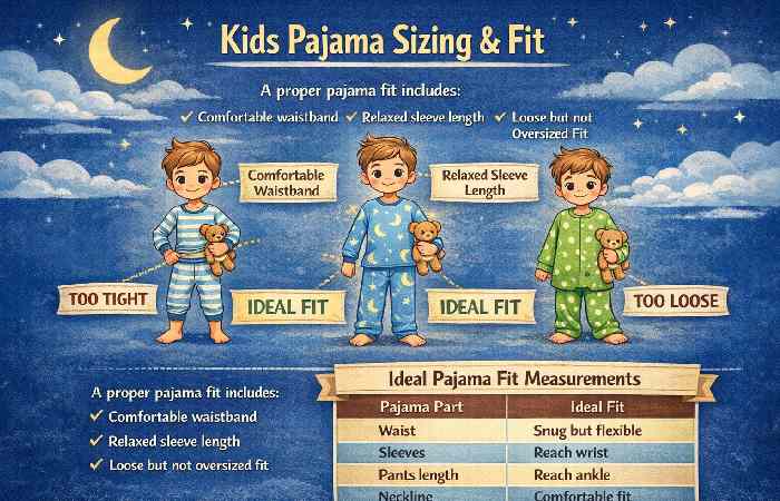 pajama sizing