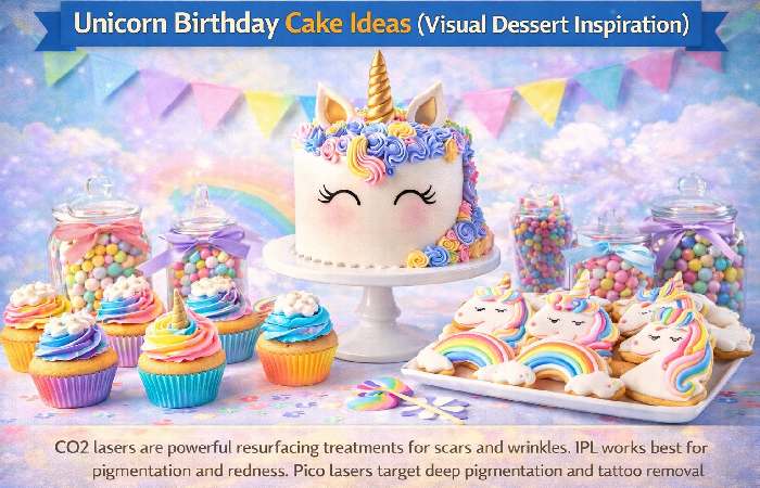 unicorn birthday cake