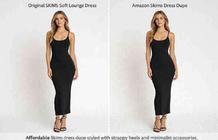 skims dress dupe style inspiration